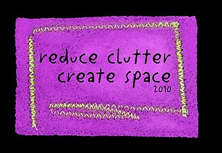 Reduce Clutter; Create Space purple