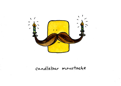 candlebar moustache