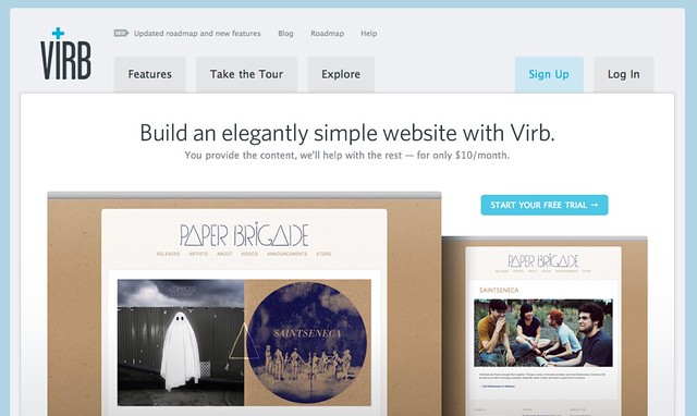 Virb › Elegantly simple websites