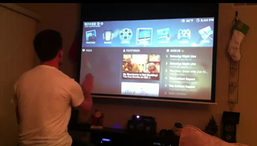 Kinect becomes gesture remote for Boxee and XBMC