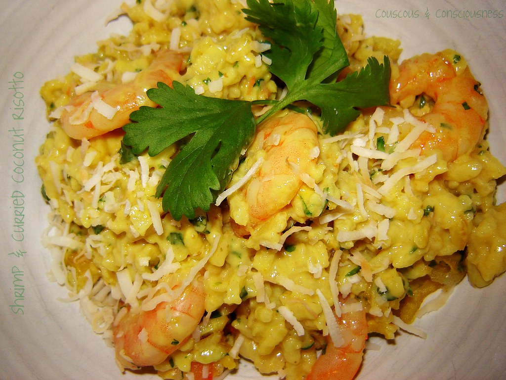 Shrimp & Curried Coconut Risotto