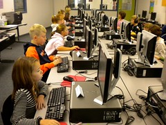008 - Students Using Technology by flickingerbrad