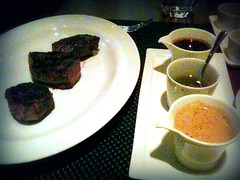 Tasting of New York Sirloin, Wolfgang Puck's Cut, Marina Bay Sands, Singapore