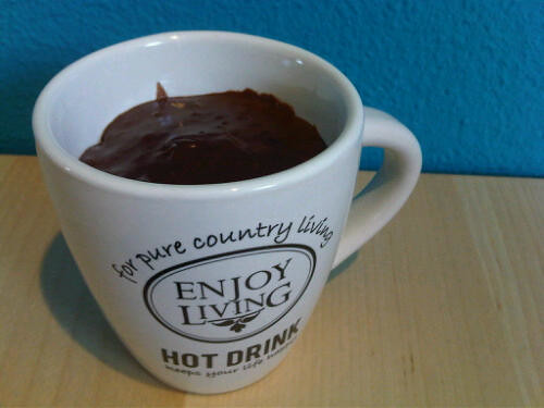 Chocolate coffee cups