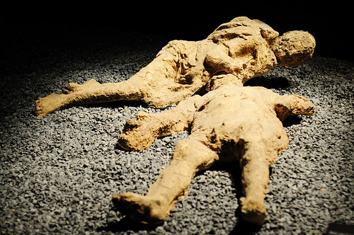 Pompeii Victim Resin Body Casts