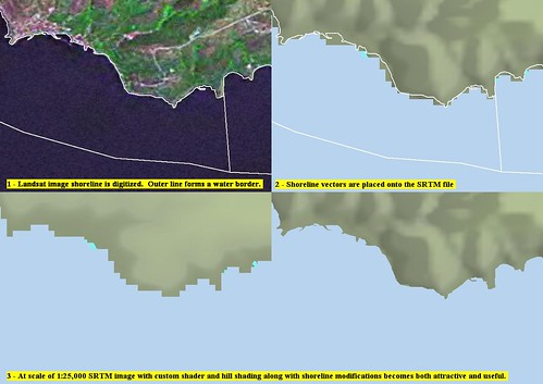 Marmara Island - SRTM EVS Modifications Before and After (1-25,000)