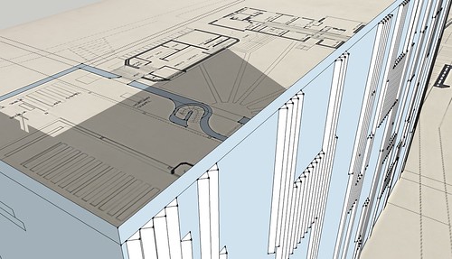 St. Bride's SketchUp - detailing on north wall