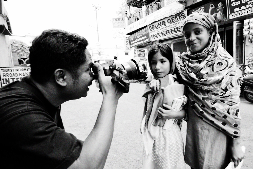 The Photographer in Action | Agra | India