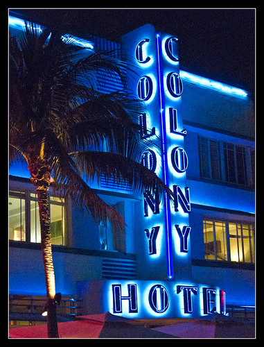 Emblemático Colony Hotel en Ocean Drive