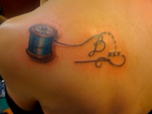 B is for beckett sewing tattoo