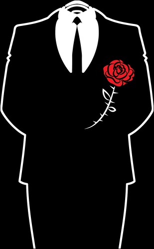 wallpaper rose black. Suit amp; Rose - Black