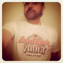 Dave in his Hard Rock Vault Orlando Shirt!