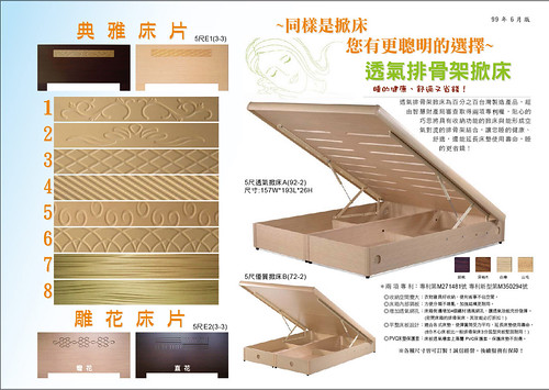 掀床組推薦,台灣製造,專利透氣掀床組