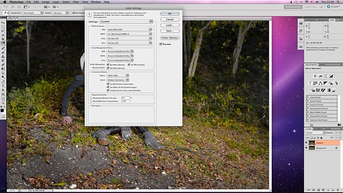 place to remove desaturation in photoshop, when saving for web