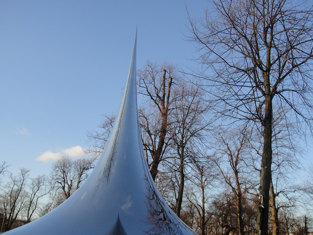 Anish Kapoor - 'Non-Object (spire)' 2007, Stainless Steel at Hyde Park London