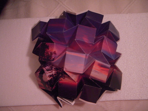 Origami #11: Water Bomb Tessellation