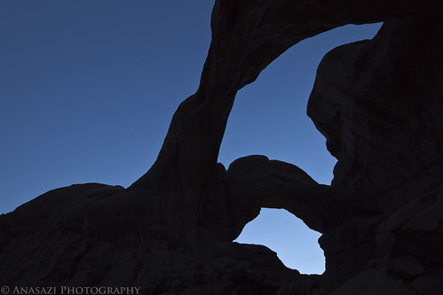 Twilight at Double Arch