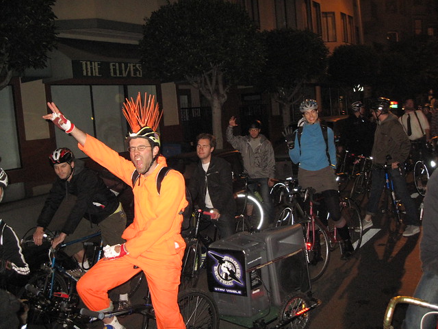 The Partys test ride. Mobile music and fun to be expected. Photo: Bikes and the City