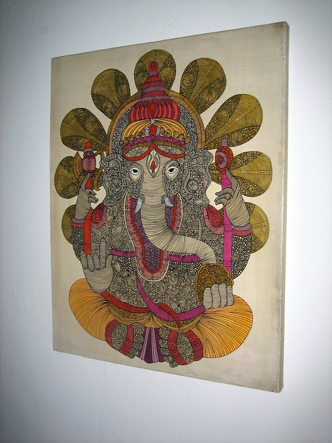 Ganesh Painting on canvas