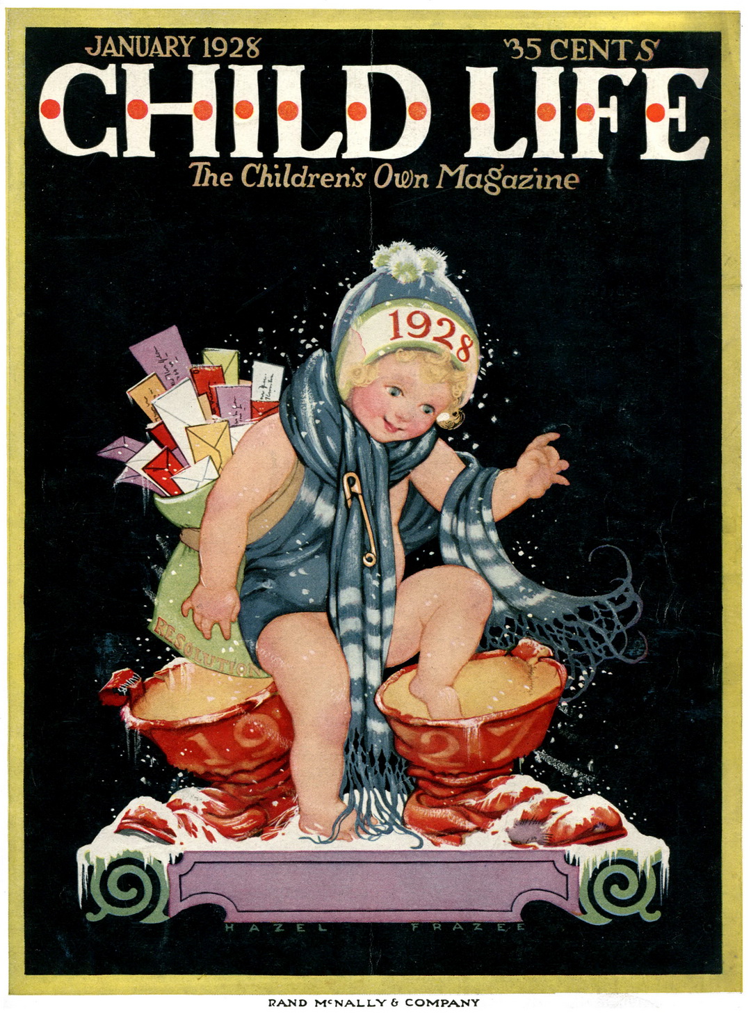 Child Life #1 - Cover (Jan 1928)