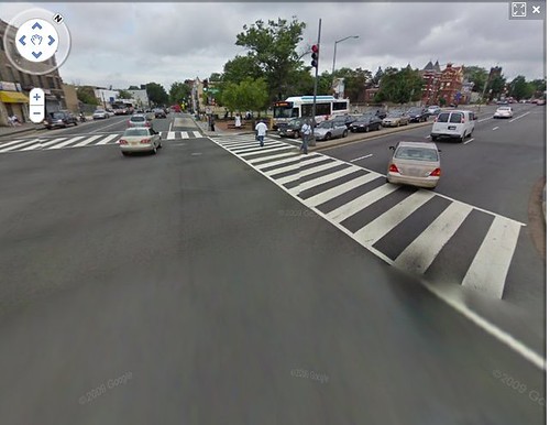 Google Street View, North Capitol Street and Florida Avenue NW, intersection