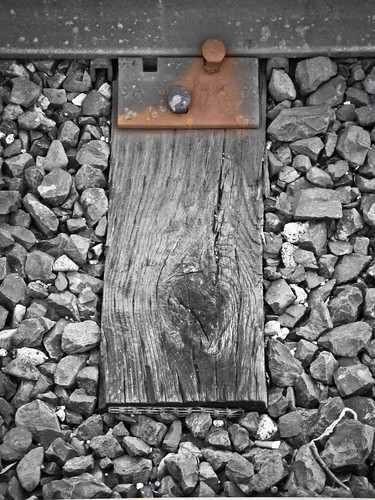 Rusting railway detail