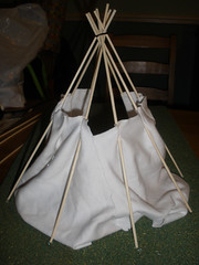 Tipi project - the lining