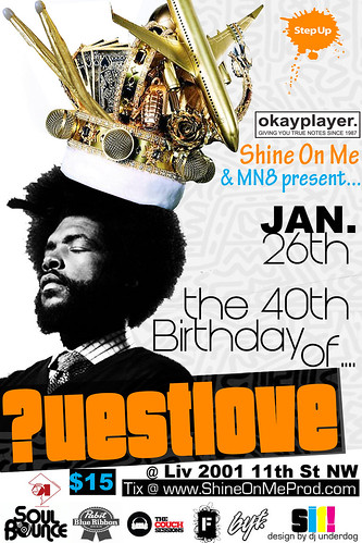 Quest 40th Bday Flyer