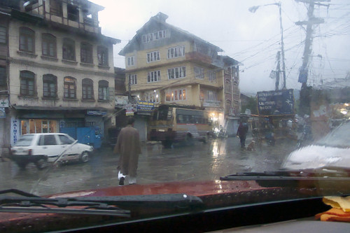 Srinagar in the rain