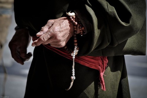 old man in Tibet
