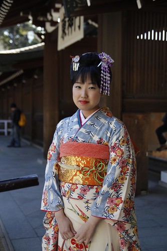 Another lady in kimono