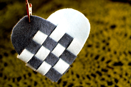 Woven Danish Heart Baskets