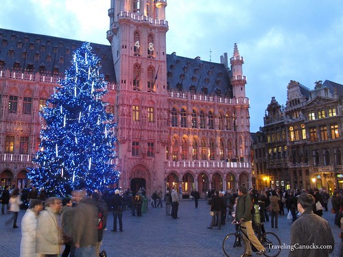 Christmas in Grote Markt - Brussels, Belgium
