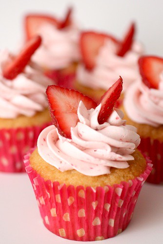 strawberry cupcake recipe