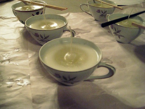 Tea Cup Candles