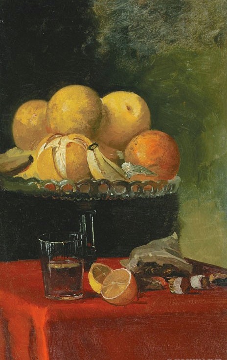 Charles Lewis Fussell, Still Life with Fruit, 1891