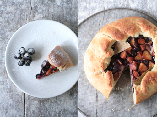 Yeasted fruit galette
