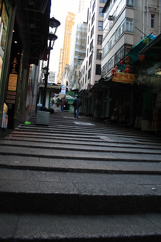 Morning walk at Central, Hong Kong
