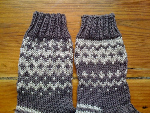 meias tricotadas pela Bárbara Fachada