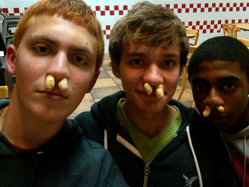 The Three peanut nostril amigos