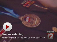 Military Medals Cremated