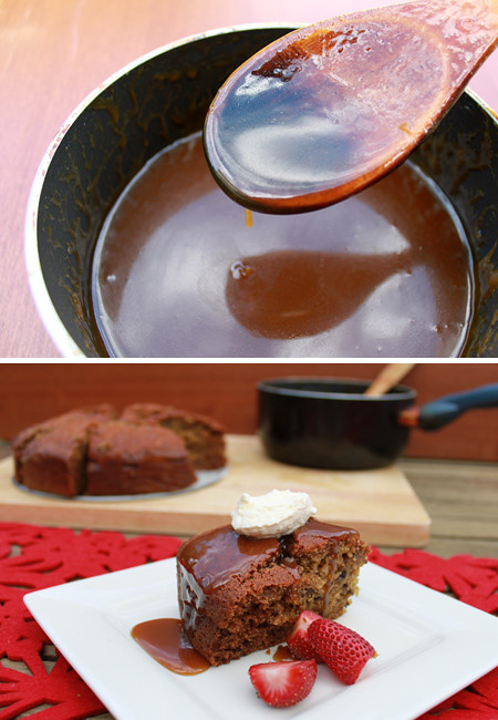 Sticky date pudding with Butterscotch sauce