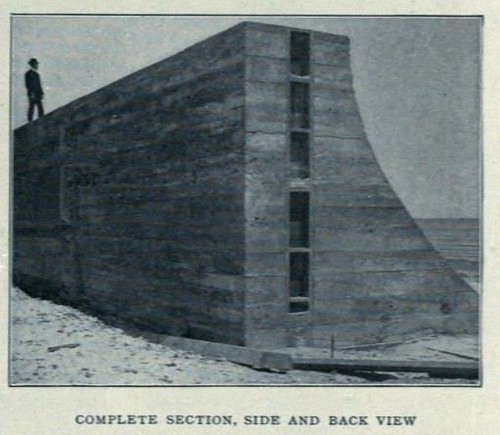 new york times building wall section. Sea Wall Section during