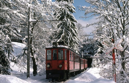  フリー写真素材, 乗り物, 電車・列車, 雪, スイス,  
