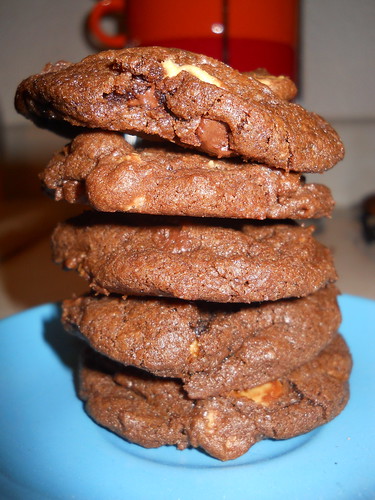 Chocolate chocolate chip cookies