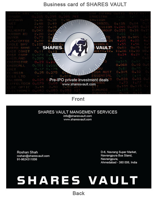 SharesVault Business Card
