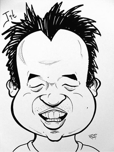 My caricature by Robin Crowley