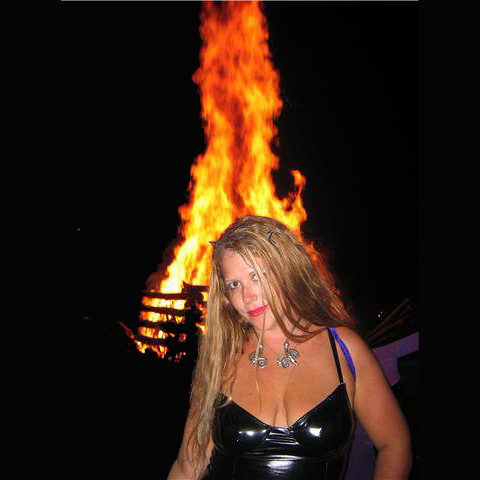 Glitterpussy at Starwood Bonfire