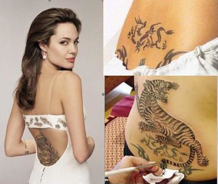 But now the tribal dragon is now partly covered by the tiger tattoo