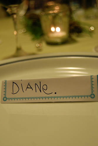the girls made the placecards